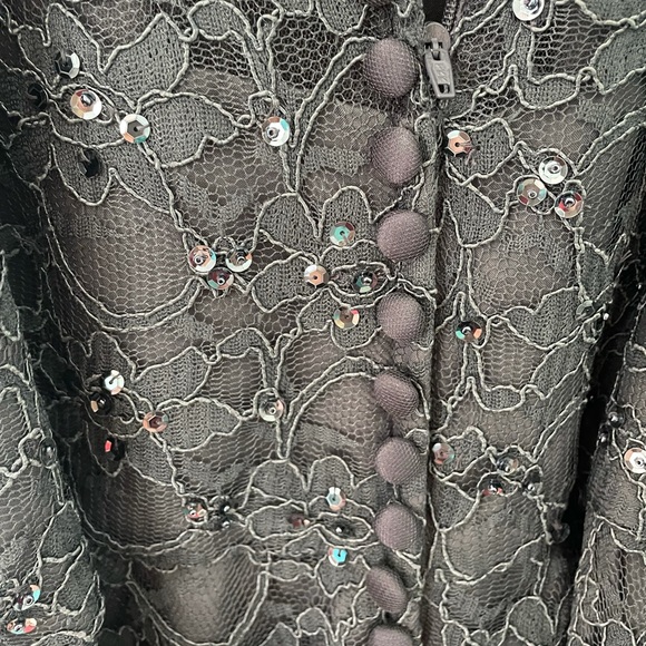 Mori Lee by Madeline Gardner Lace Dress - Picture 2 of 11
